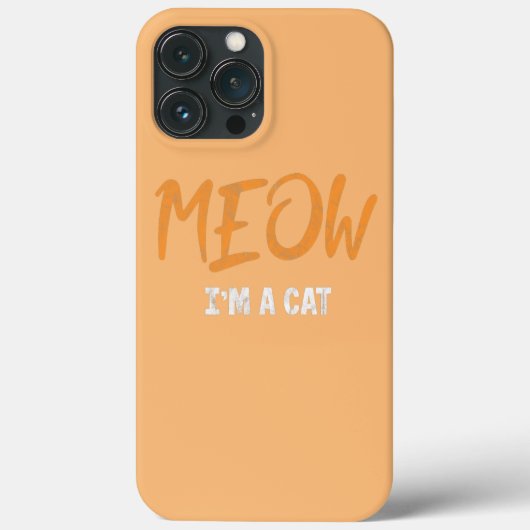 ミョーキャットハロウィーン仮装キャットマママキャットパパ Case-Mate iPhoneケース (裏面)
