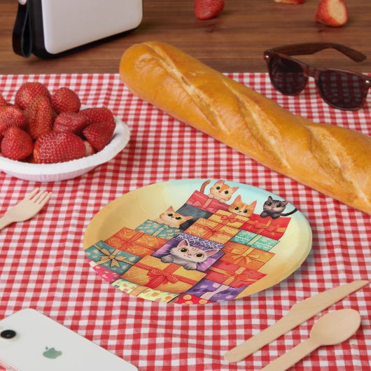 ミョーギフト誕生日タワー ペーパープレート (ピクニック)