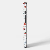 ミョークリスマスデボンレックスキャット、クリスマスサンタ子猫 Case-Mate iPhoneケース (裏面 / 左)
