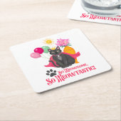 ミョーソームだからミョータスティック！ スクエアペーパーコースター (アングル)