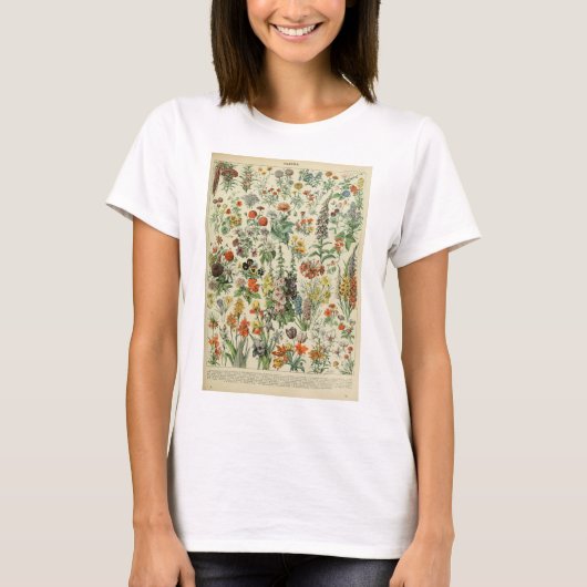 ミヨ・フラルイラストプリント Tシャツ (正面)
