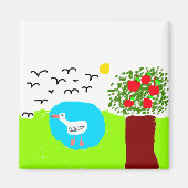 ミラの夏 マグネット (正面)