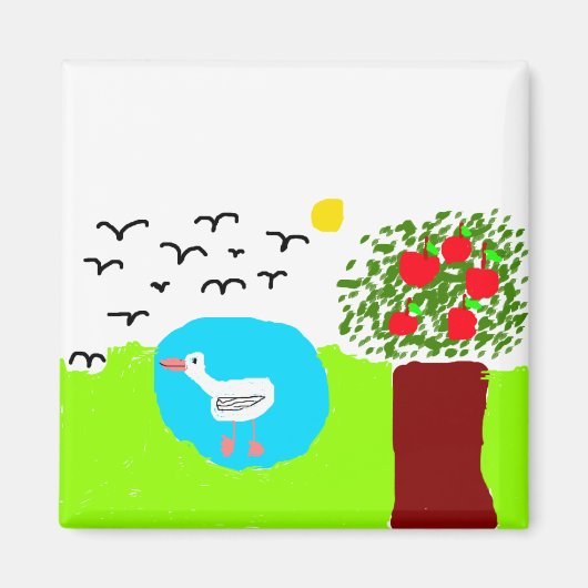 ミラの夏 マグネット (正面)