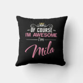 ミラもちろん私の名素晴らし前 クッション (裏面)