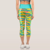 ミラカラフループシームレスデザインパーソナライズされたC カプリレギンス (裏面)