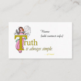 ミラクパーソナライズされたルミームエンジェル恵みカード 名刺