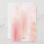 ミラクルを信じて ⎢ ほんのりピンクのフォトホリデーカード シーズンカード (裏面)