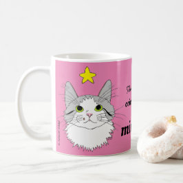 ミラクルズギズモラグドールキャット 励ましのピンク コーヒーマグカップ