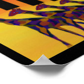 ミラクルズトゥーンギラフェスハンヌカ（ユダヤ教）メノラープリント ポスター (角)