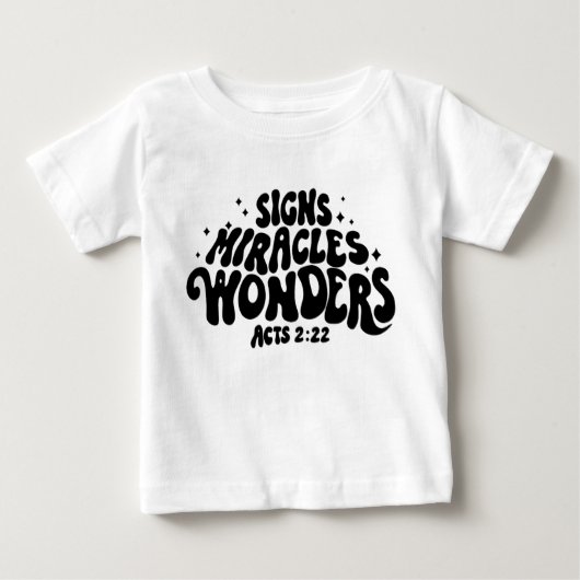 ミラクルベビーシャツ ベビーTシャツ (正面)