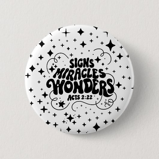 ミラクルボタン 缶バッジ (正面)