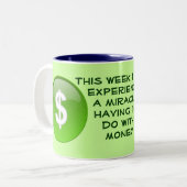 ミラクルマネーマグ ツートーンマグカップ (正面左)