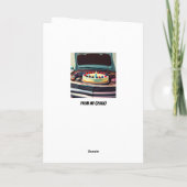 ミラクルワーカおもしろいメス整備士誕生日 カード (裏面)