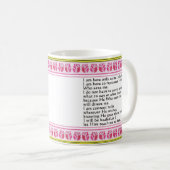 ミラクル・ワーカーの祈りの言葉・マグ コーヒーマグカップ (正面右)