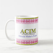 ミラクル・ワーカーの祈りの言葉・マグ コーヒーマグカップ (左)