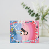 ミラザマーメイドイラストレーション ポストカード (スタンド正面)