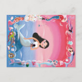 ミラザマーメイドイラストレーション ポストカード (正面)