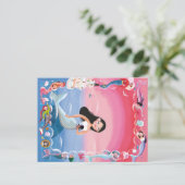 ミラザマーメイドイラストレーション ポストカード (スタンド正面)