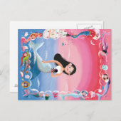 ミラザマーメイドイラストレーション ポストカード (正面/裏面)