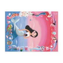 ミラザマーメイドイラストレーション