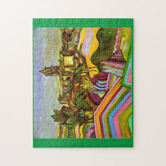 ミラズザビレッジ絵画の ジグソーパズル (縦)