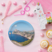 ミラドール・エス・コロメールのフォルメントール岬 - マヨルカ島 ペーパープレート (パーティー)