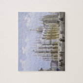 「ミラノおよびEnvirの眺めからのミラノのカテドラル ジグソーパズル (縦)