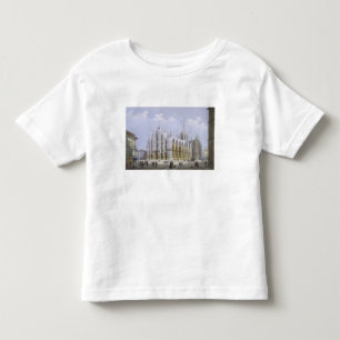 「ミラノおよびEnvirの眺めからのミラノのカテドラル トドラーTシャツ