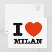 ミラノが大好き ポストカード (正面/裏面)