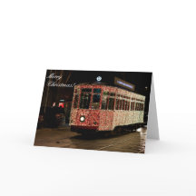 ミラノのクリスマスの市街電車