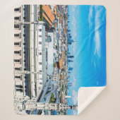 ミラノのスカイライン シェルパブランケット (正面)