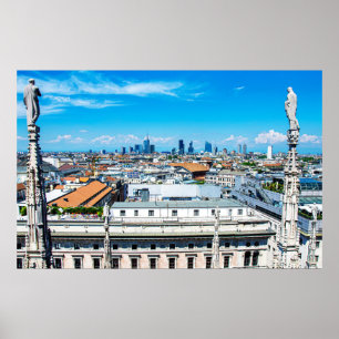 ミラノのスカイライン ポスター