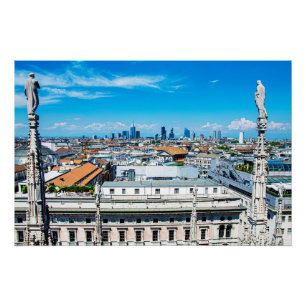 ミラノのスカイライン ポスター