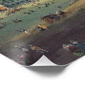 ミラノのピアッツァデルドゥオモbyカルロボッソリ ポスター (コーナー)