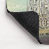 ミラノのピアッツァデルドゥオモbyカルロボッソリ マウスパッド (コーナー)