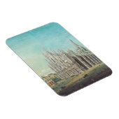 ミラノのピアッツァデルドゥオモbyカルロボッソリ マグネット (右側)