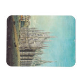 ミラノのピアッツァデルドゥオモbyカルロボッソリ マグネット (横)