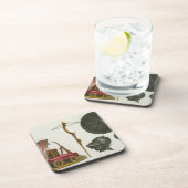 ミラノの一人乗り二輪馬車、石弓および装甲は、17のfrをめっきします コースター (右側)