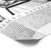 ミラノの地図の一部分， 1640 ポスター (角)