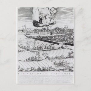 ミラノの地図の一部分, 1640 ポストカード