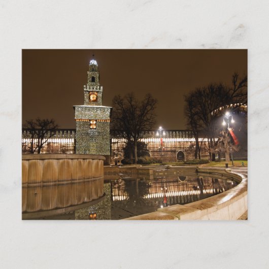 ミラノの城 ポストカード (正面)