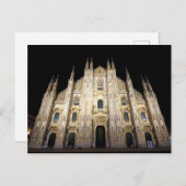 ミラノの大聖堂, イタリア (ミラノのイタリア大聖堂) ポストカード (正面/裏面)