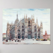 ミラノの大聖堂 ポスター (正面)