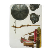 ミラノの戦車、クロスボウとアーマー、プレート17 fr マグネット (縦)