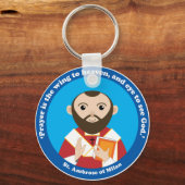 ミラノの聖アンブローズ キーホルダー (正面)