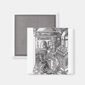 ミラノの聖アンブローズ マグネット (正面/裏面)