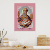 ミラノの聖アンブローズ(BEN 001) ポスター (キッチン)