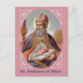 ミラノの聖アンブローズ(BEN 001) ポストカード (正面)