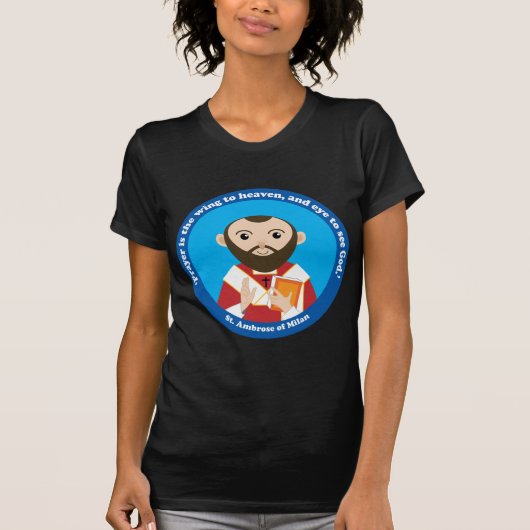 ミラノの聖アンブローズ Tシャツ (正面)
