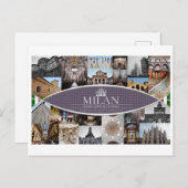 ミラノの葉書 ポストカード (正面/裏面)